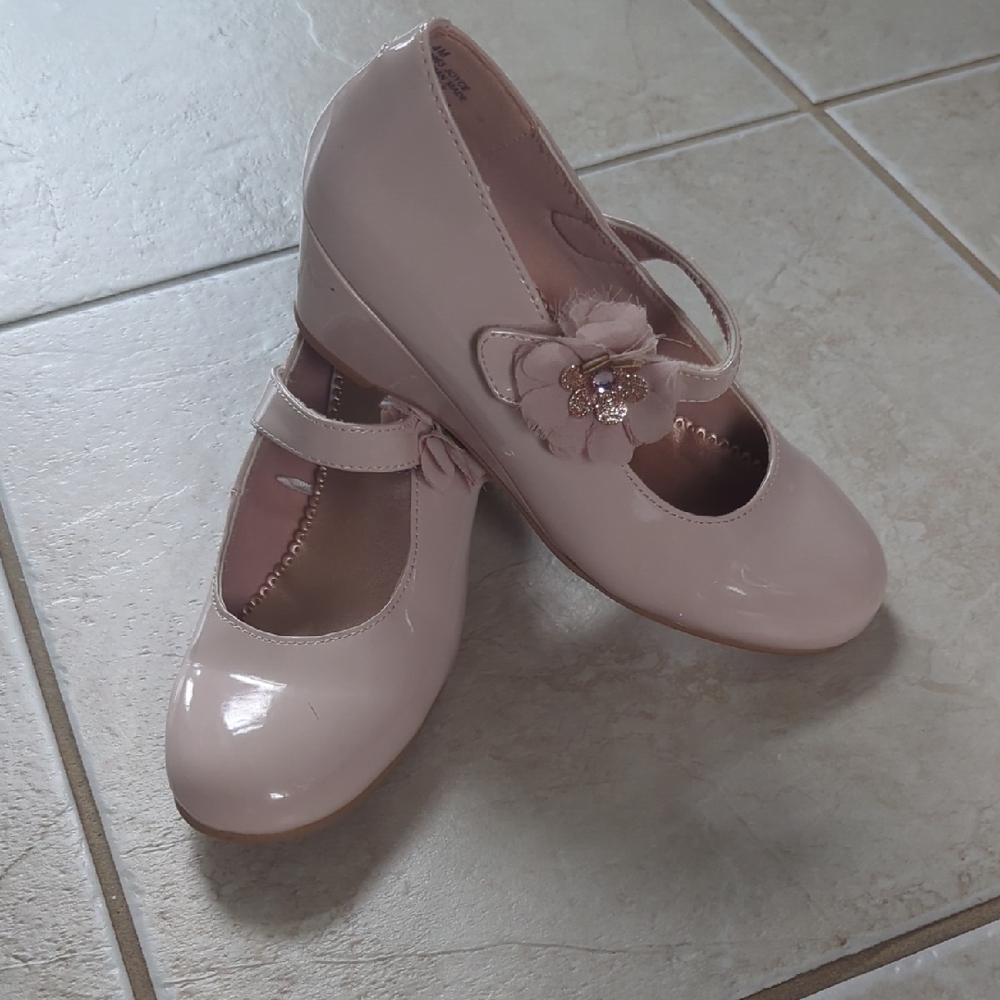 Rachel Zoe Blush Mary Jane Dress Shoes Ballet Pink, Girls Size 4